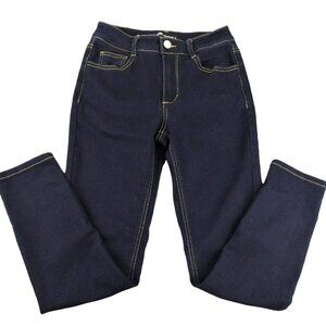 LOVE revival Jeans NWOT Dark Wash Orange Stitching Juniors Size 5  JH1033